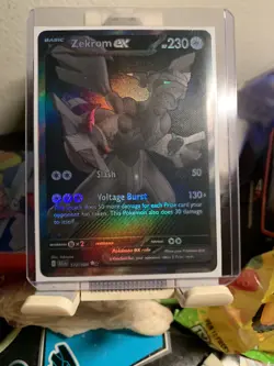 Zekrom ex BWR 172/086 Black Bolt Pokemon TCG Card NM - Image 1