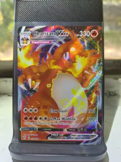 Pokemon TCG Charizard VMAX Darkness Ablaze Holo Ultra Rare Card 020/189 - Image 1