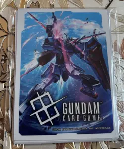 Gundam Card Game Aile Strike Gundam Promo Sleeves Release Event (10 Ct Sleeves) - Image 1