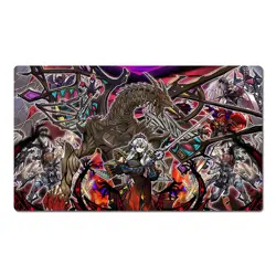 YGOmat Blazing Cartesia, the Virtuous Trading Card Game Pad Playmat TCG CCG Mat - Image 1