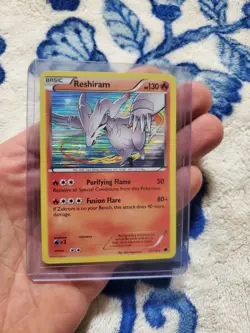 Pokemon 2013 Light Play Reshiram 17/116 Plasma Freeze Holo Card - Image 3