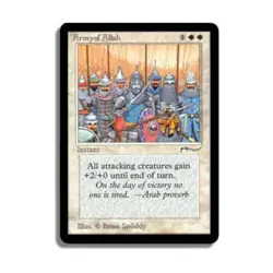 WOTC MtG Arabian Nights Army of Allah - Dark (C1) Fair+ - Image 1