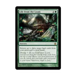 WOTC MtG Ravnica Life from the Loam (R) EX - Image 1