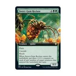WOTC MtG Commander Legends Sweet-Gum Recluse (Extended Art) (R) (Foil) NM - Image 1