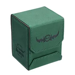 Z Leather Deck Box-for Collectible Cards-MTG,Yugioh,Pokeman,TES Green - Image 2