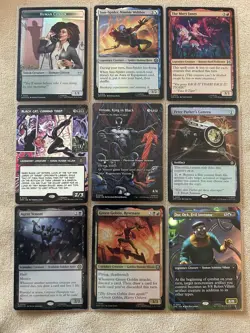 MTG Spider-Man Venom, King In Black Borderless with lot of Foils - Image 1