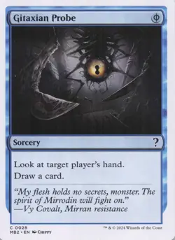 Gitaxian Probe (White Border) MB2 Regular Common #28 NM MTG - Image 1