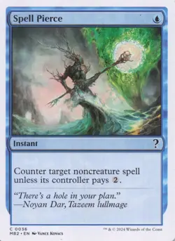 Spell Pierce (White Border) MB2 Regular Common #36 NM MTG - Image 1