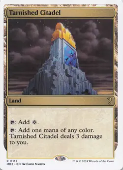 Tarnished Citadel (White Border) MB2 Regular Rare #112 NM MTG - Image 1