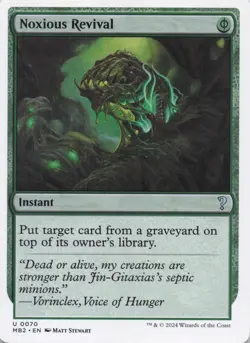Noxious Revival (White Border) MB2 Regular Uncommon #70 NM MTG - Image 1