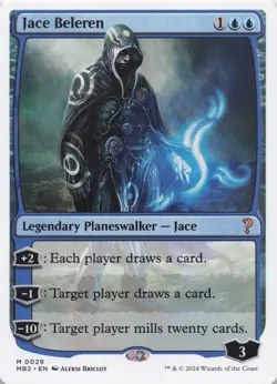 Jace Beleren (White Border) MB2 Regular Mythic #29 NM MTG - Image 1