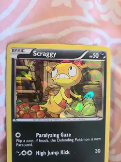 Pokemon TCG Scraggy - (Cracked Ice Holo) BW25 Black & White Holo - Image 2