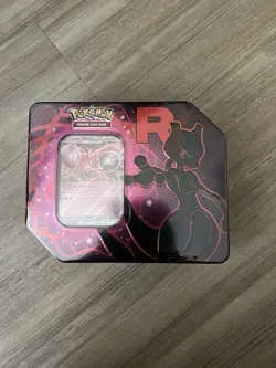 Pokemon TCG Team Rockets Mewtwo EX Tin - Factory Sealed - Image 1