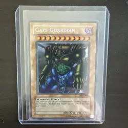 Yugioh Gate Guardian MRD-000 Secret Rare Holo Bleed Original Print Konami 2002 - Image 1