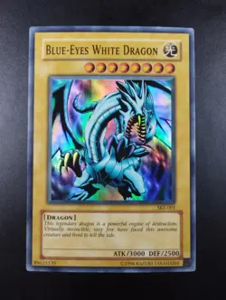 YUGIOH 2004 | BLUE-EYES WHITE DRAGON | SKE-001 | NEAR MINT - Image 1