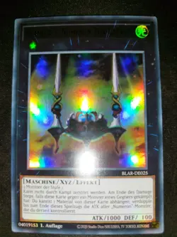 Yu-Gi-Oh Yugioh - Nummer 4: Numeron-Tor Catvari BLAR-DE025 Ultra Rare Near Mint - Image 1