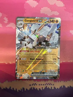 Pokemon Card Garganacl ex 089/142 Double Rare Surging Sparks Near Mint - Image 1