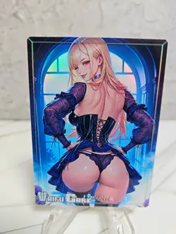 Marin Kitagawa Trading Card Waifu Goddess Story Anime Girl holo Karte Manga - Image 1
