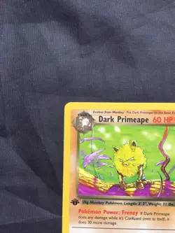 Pokemon Cards: Team Rocket 1st Edition Uncommon: Dark Primeape 43/82 - Image 2