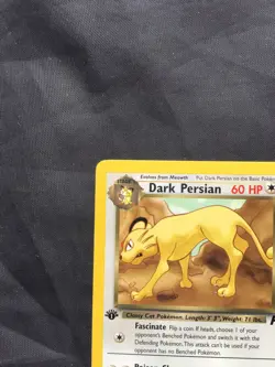 Pokemon Cards: Team Rocket 1st Edition Uncommon: Dark Persian 42/82 - Image 2