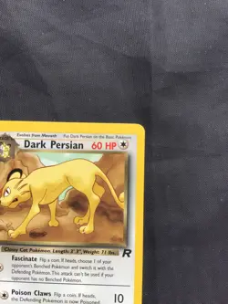 Pokemon Cards: Team Rocket 1st Edition Uncommon: Dark Persian 42/82 - Image 3