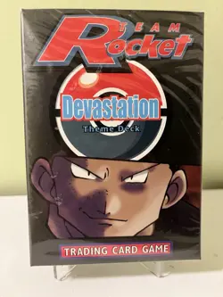 Team Rocket Devastation Theme Deck, Trading Card Game Pokemon Sealed Game ￼ 781624924674 - Image 1