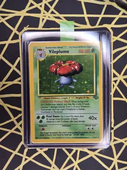 🔥 Vileplume 15/64 🔥 Original Holo Rare Jungle Set Pokemon Card WOTC TCG 1999 - Image 2