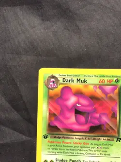 Pokemon Cards: Team Rocket 1st Edition Uncommon: Dark Muk 41/82 - Image 2