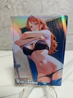Nami Trading Card Waifu Goddess Story Anime Girl holo Karte Manga Full Art - Image 1
