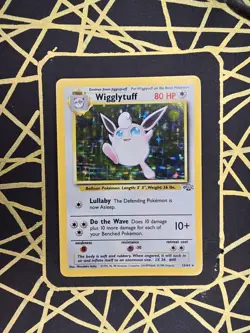 🔥 Wigglytuff 16/64 🔥 Original Holo Rare Jungle Set Pokemon Card WOTC TCG 1999 - Image 1
