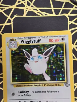 🔥 Wigglytuff 16/64 🔥 Original Holo Rare Jungle Set Pokemon Card WOTC TCG 1999 - Image 4