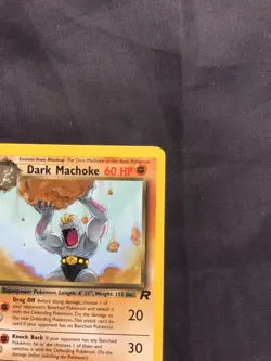 Pokemon Cards: Team Rocket 1st Edition Uncommon: Dark Machoke 40/82 - Image 3