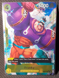 ONE PIECE Card Game english - FRANKY - OP07-107- AA - ALTERNATIVE - Image 1