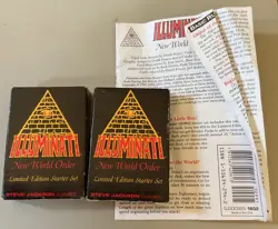 Illuminati New World Order CCG Limited Edition Starter Set , 2 Boxes, 110 Cards - Image 1