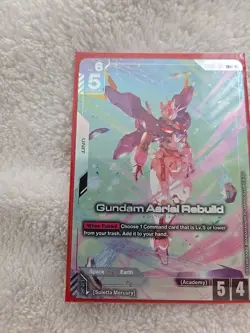 Gundam Aerial Rebuild LR+ Card Game Newtype Rising, GD01-067 - Image 3