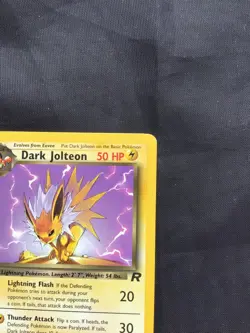 Pokemon Cards: Team Rocket 1st Edition Uncommon: Dark Jolteon 38/82 - Image 3