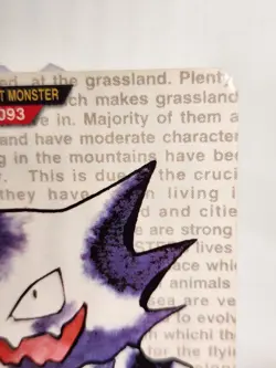 Haunter 093 Pokemon card Carddass Green 1996 BANDAI Nintendo Japanese TCG - Image 3
