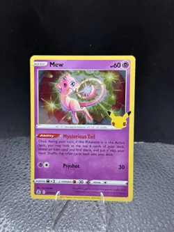 Pokemon TCG Mew Celebrations Holo Rare Card 011/025 NM/Mint Condition - Image 2