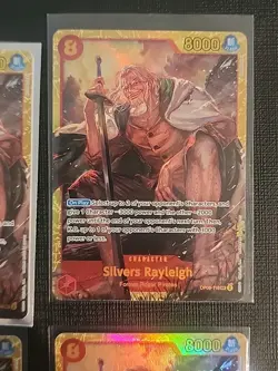 One piece Silvers Rayleigh OP08-118 SEC Lot Of 4 Cards Play Set - Image 4