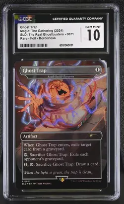 Secret Lair The Real Ghostbusters Magic the Gathering MtG Foil Graded CGC 9 & 10 - Image 2