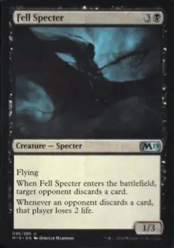 Fell Specter - Core Set 2019: #96, Magic: The Gathering Nm R80 - Image 1