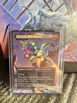 MTG Marvel Spider-Man Foil Borderless Bundle (6) -Venom, Goblin, Doc Ock, Spidey - Image 4