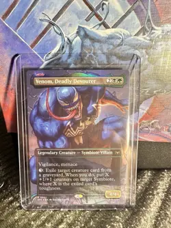 MTG Marvel Spider-Man Foil Borderless Bundle (6) -Venom, Goblin, Doc Ock, Spidey - Image 5
