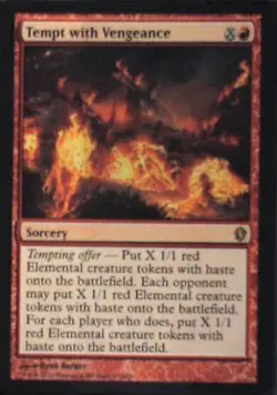 Tempt with Vengeance - Commander 2013: #125, Magic: The Gathering Nm R73 - Image 1