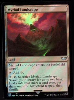 Myriad Landscape 285 Uncommon Surge Foil Warhammer 40K MTG Near Mint - Image 1
