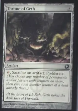 Throne of Geth - Scars of Mirrodin: #211, Magic: The Gathering Nm R70 - Image 1