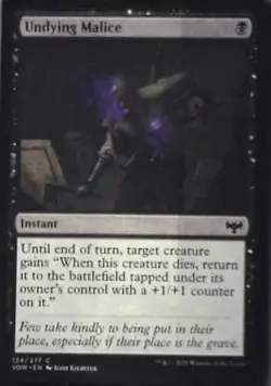 Undying Malice - Innistrad: Crimson Vow: #134, Magic: The Gathering Nm R69 - Image 1