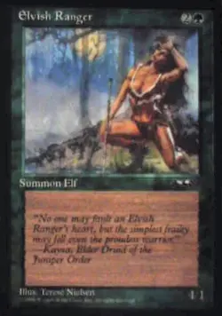 Elvish Ranger (Female) - Alliances: #88a, Magic: The Gathering Nm R68 - Image 1