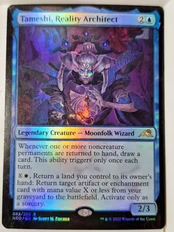 Tameshi, Reality Architect FOIL Kamigawa Neon Dynasty - Magic the Gathering MTG - Image 1