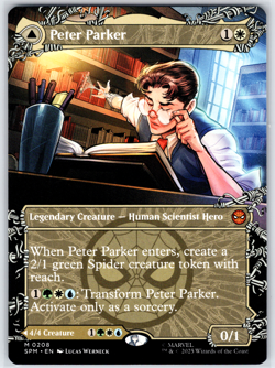 Marvel Spiderman Peter Parker / Amazing Spider-Man 208 Mythic MTG - Image 2